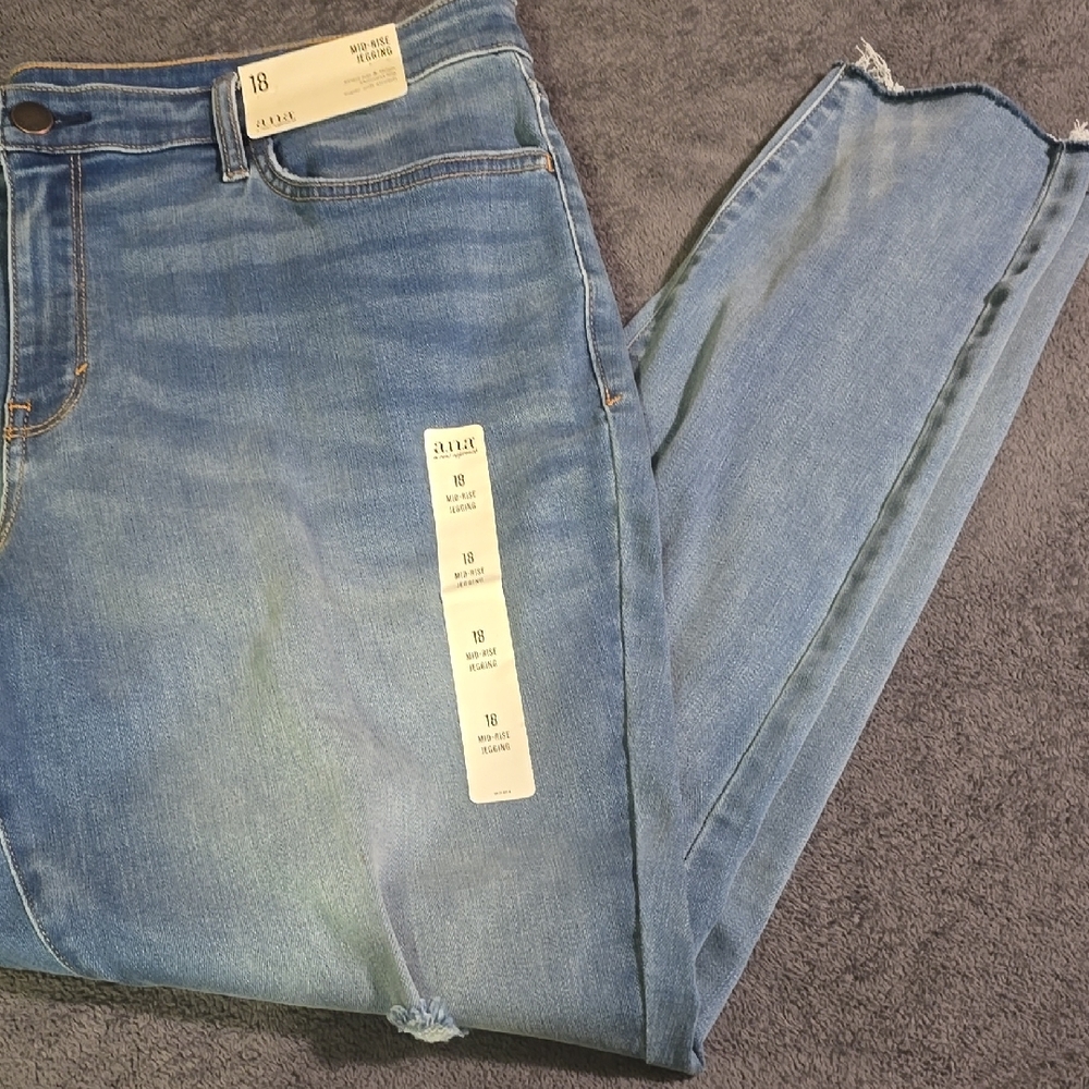 Ana mid-rise jeggings skinny leg